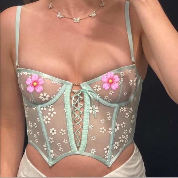 Savage x fenty puff daisy corset / bustier - Picture 12 of 14